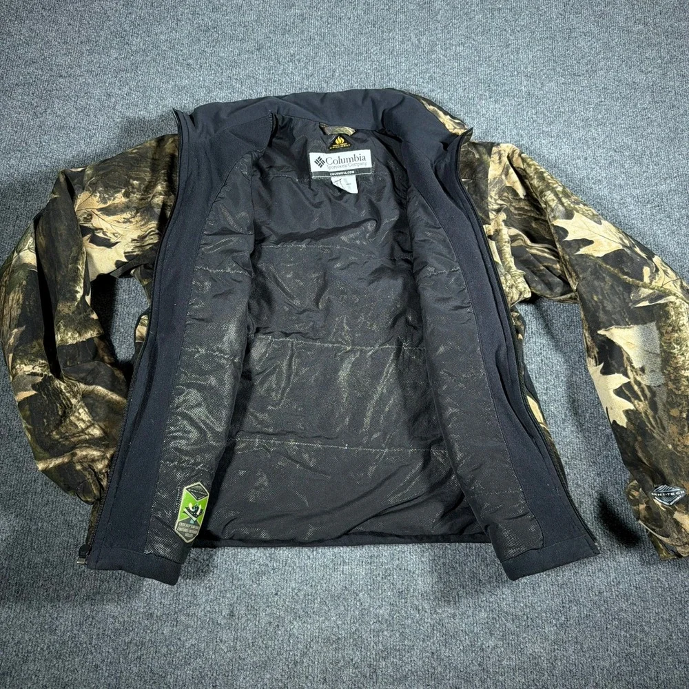 Columbia PHG‎ Jacket Mens Medium Camo Omni-Heat Omni Tech Performance Hunting